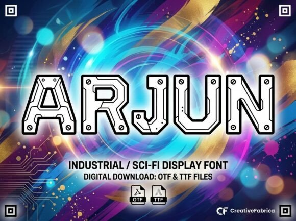 Arjun: The High-Tech Typeface for a Galactic Future