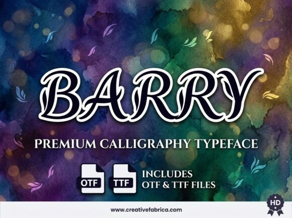 Barry: Command Attention with This Avant-Garde Display Typeface
