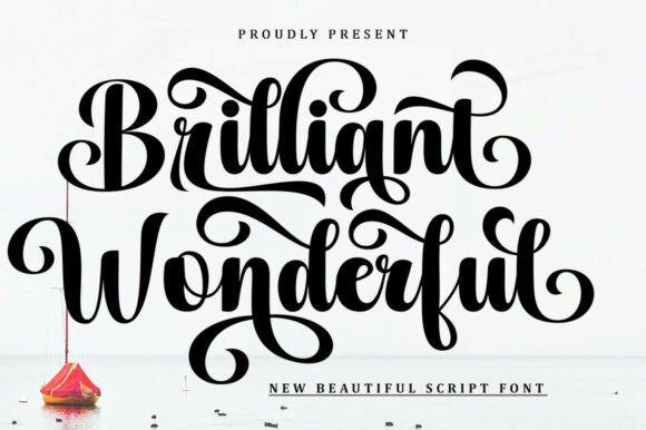 Brilliant Wonderful: A Script Font for Modern Elegance