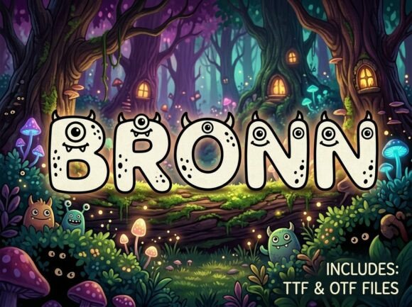 Bronn: A Decorative Typeface for Bold Statements