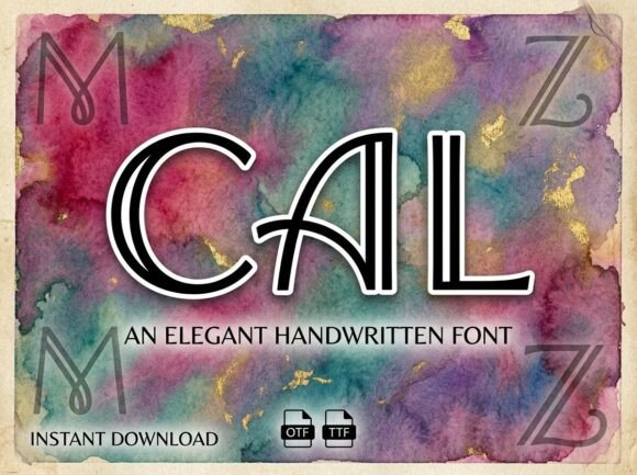 CAL: Merging Geometry and Grace in a Premium Font