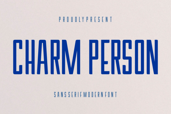 Charm Person: The Sans Serif Font for Modern Branding