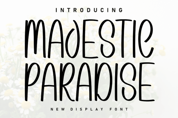 Discover Majestic Paradise: A Handwritten Font for Authentic Design