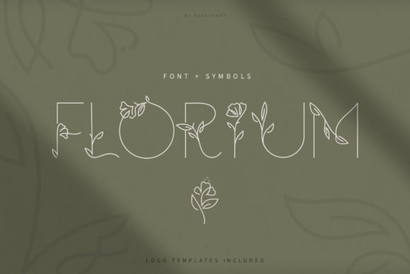 Florium: A Creative Font for Floral and Decorative Designs