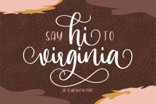 Hi Virginia: A Bold Handwritten Font for Standout Designs