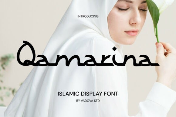 Qamarina: The Graceful Islamic Display Font for Modern Design