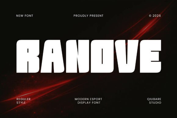 Ranove: The Bold Display Typeface for High-Impact Visuals