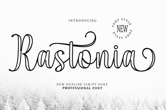 Rastonia: Bridging Calligraphy and Modern Elegance