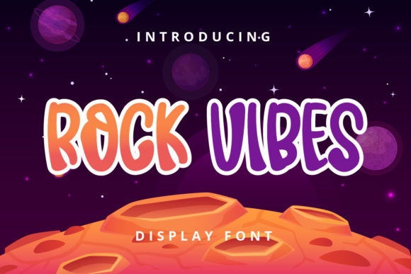 Rock Vibes: A Display Font That Balances Joy and Elegance