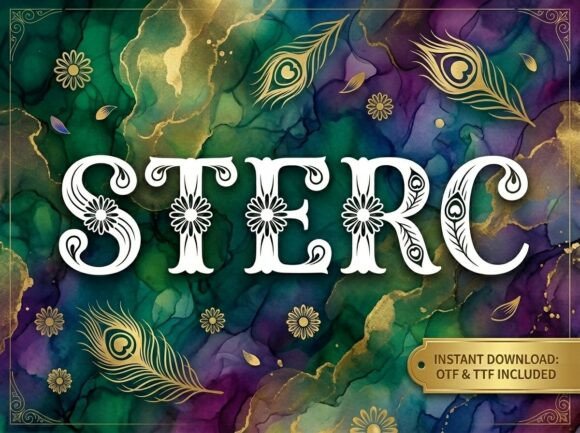 Sterc: A Display Typeface That Commands Attention