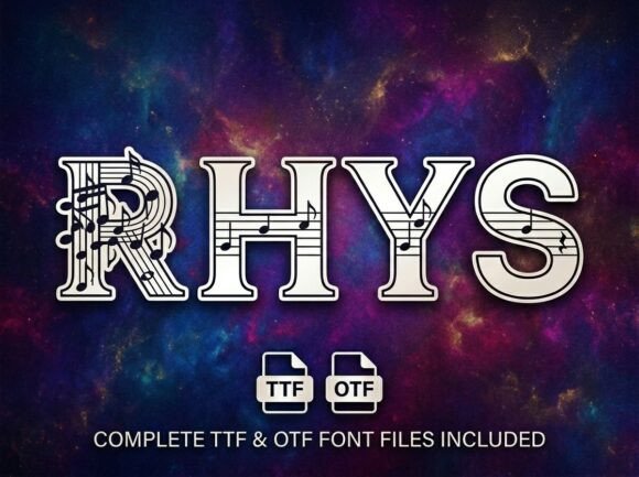 Strike a Chord: Meet Rhys, the Typeface with a Musical Soul