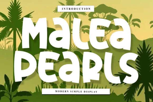 The Rhythmic Elegance of Malea Pearls: A Font for Artisan Brands