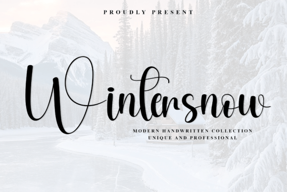 Wintersnow: The Modern Script Font for Elegant Branding
